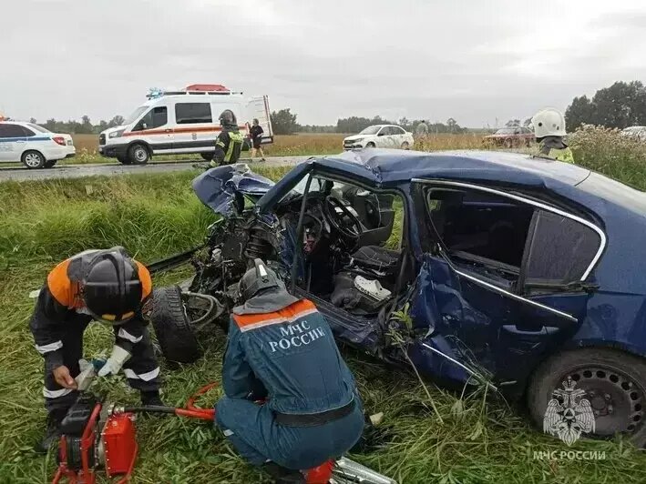 Место ДТП | Фото: ГУ МЧС по Калининградской области 