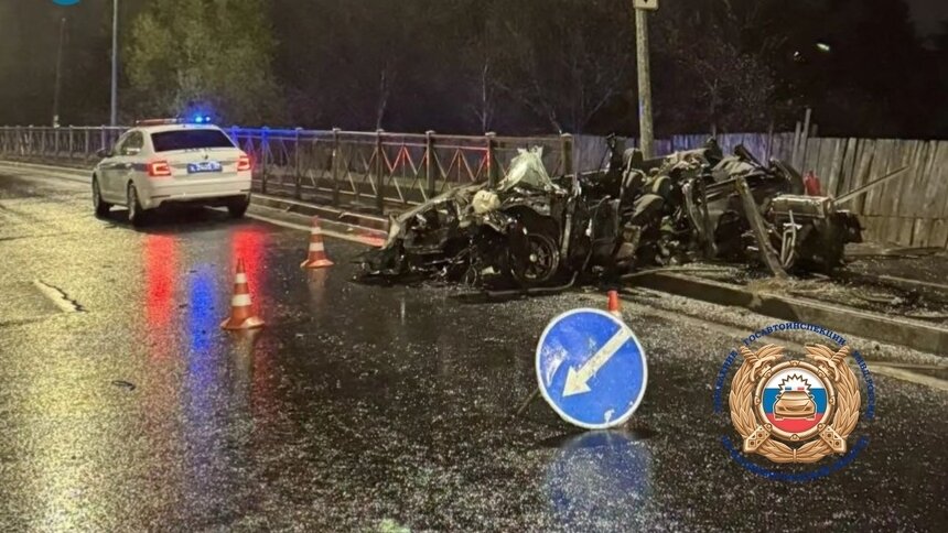 На Маршала Покрышкина Honda врезалась в забор  - Новости Калининграда | Фото: Госавтоинспекция Калининградской области