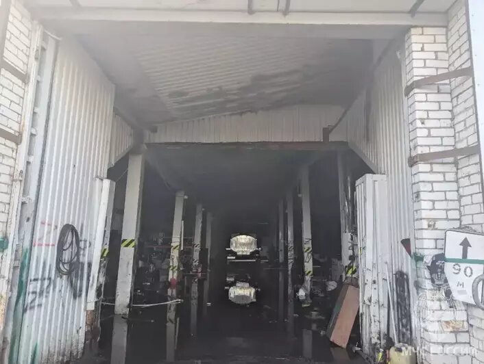 В Полесске едва не сгорел крупный гараж  - Новости Калининграда | Фото: ГУ МЧС по Калининградской области