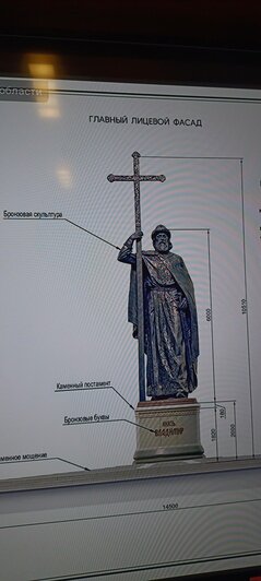 Совет по культуре одобрил проект памятника князю Владимиру на площади Победы в Калининграде (эскизы) - Новости Калининграда | Фото: материалы презентации