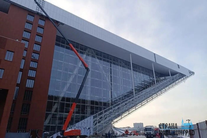 Филиал Большого театра растёт на глазах: завершили его остекление,  идут отделочные работы внутри | Фото: архив «СК»