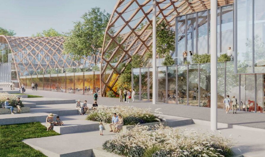 Вместо Дома Советов - парк «Россия»: каким станет центр Калининграда | Фото: из презентации бюро "Другая архитектура"