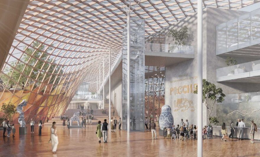 Вместо Дома Советов - парк «Россия»: каким станет центр Калининграда | Фото: из презентации бюро "Другая архитектура"