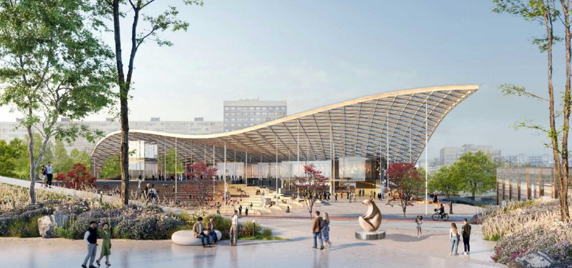 Вместо Дома Советов - парк «Россия»: каким станет центр Калининграда | Фото: из презентации бюро "Другая архитектура"