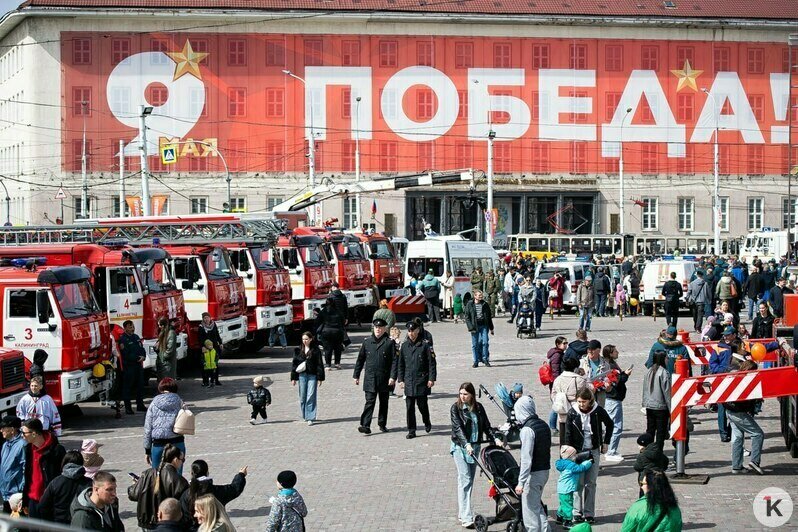 Служебные собаки и квест в дымокамере: на площади Победы в Калининграде отметили День пожарной охраны (фоторепортаж) - Новости Калининграда | Фото: Александр Подгорчук / «Клопс»