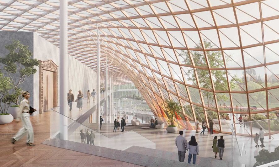 Вместо Дома Советов - парк «Россия»: каким станет центр Калининграда | Фото: из презентации бюро "Другая архитектура"