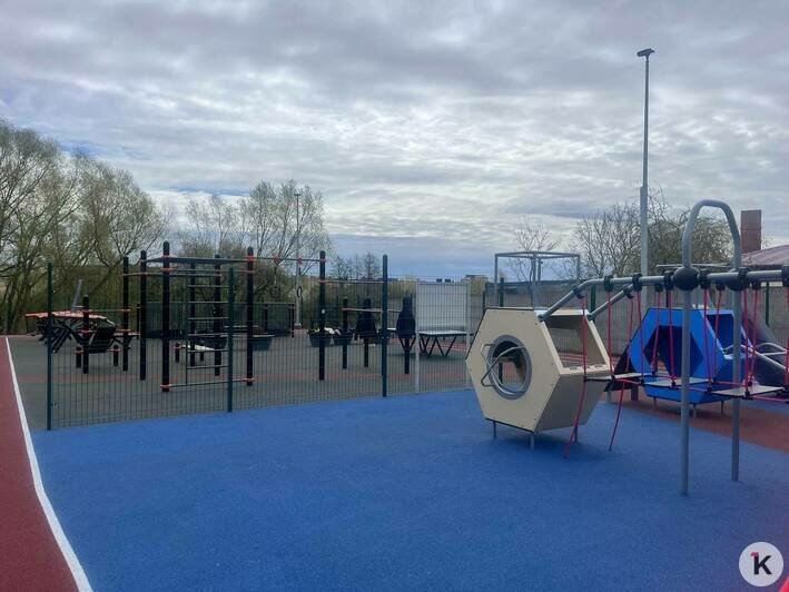 В Совхозном на западной окраине Калининграда открыли первую детскую и спортивную площадку - Новости Калининграда | Фото: «Клопс»