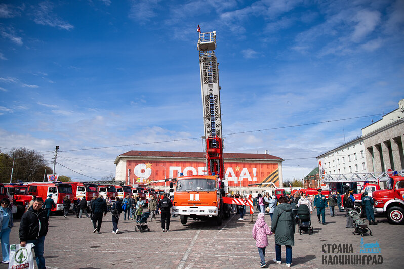 Квест в дыму: в Калининграде отмечают День пожарной охраны | Фото: Александр Подгорчук 