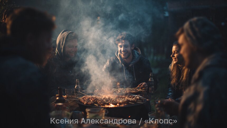 После шашлыков я спасла всю семью от вони: как просто и быстро убрать запах костра с одежды и волос  - Новости Калининграда | Иллюстрация: Ксения Александрова / «Клопс»