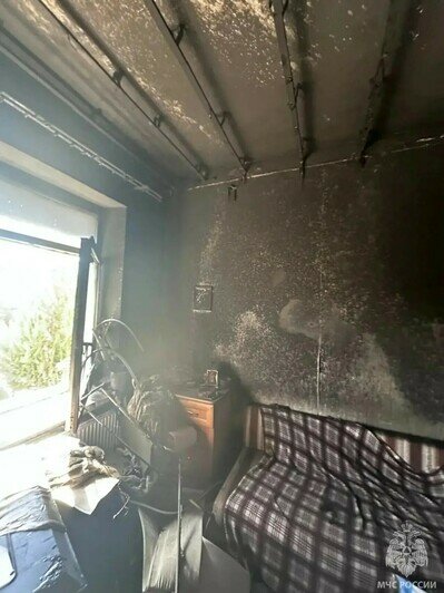 В Багратионовском районе загорелась квартира: пожарные быстро ликвидировали огонь - Новости Калининграда | Фото: МЧС региона