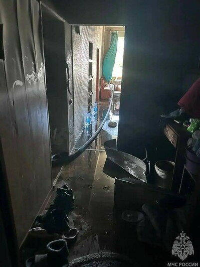 В Багратионовском районе загорелась квартира: пожарные быстро ликвидировали огонь - Новости Калининграда | Фото: МЧС региона