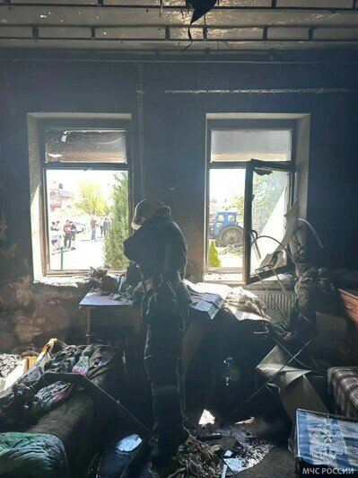 В Багратионовском районе загорелась квартира: пожарные быстро ликвидировали огонь - Новости Калининграда | Фото: МЧС региона