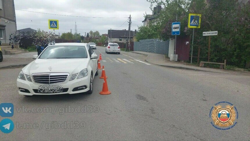 В Гурьевском районе легковушка сбила переходившую дорогу 7-летнюю девочку - Новости Калининграда | Фото: ГАИ региона