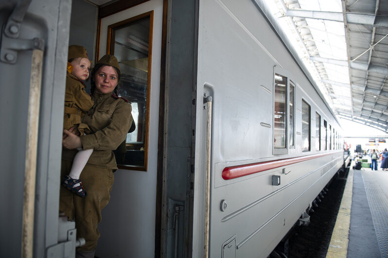Так встречали «Эшелон Победы» в Калининграде 4 мая | Фото: Александр Подгорчук