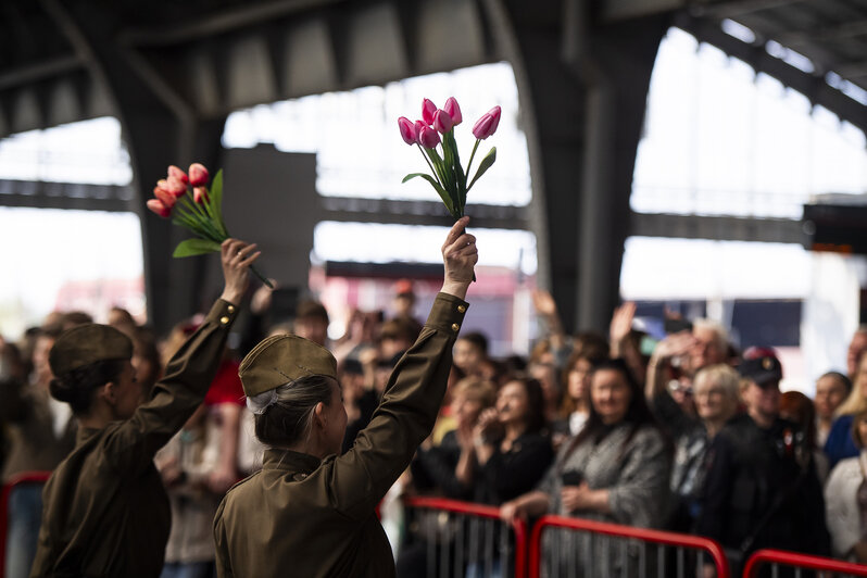 Так встречали «Эшелон Победы» в Калининграде 4 мая | Фото: Александр Подгорчук