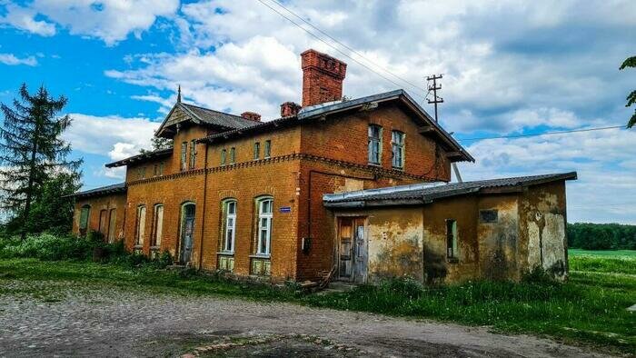 Здание вокзала в Озерках | Фото: Prussia39.ru