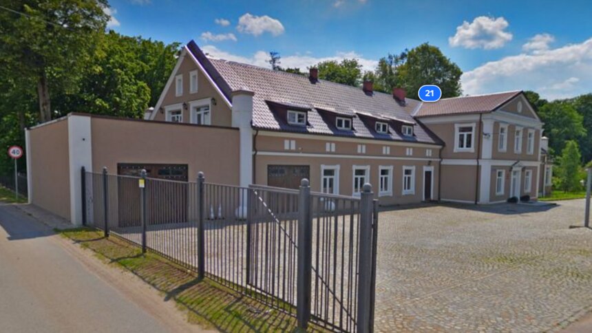 Старинную усадьбу в Родниках признали объектом культурного наследия - Новости Калининграда | Скриншот сервиса  «Яндекс Карты»
