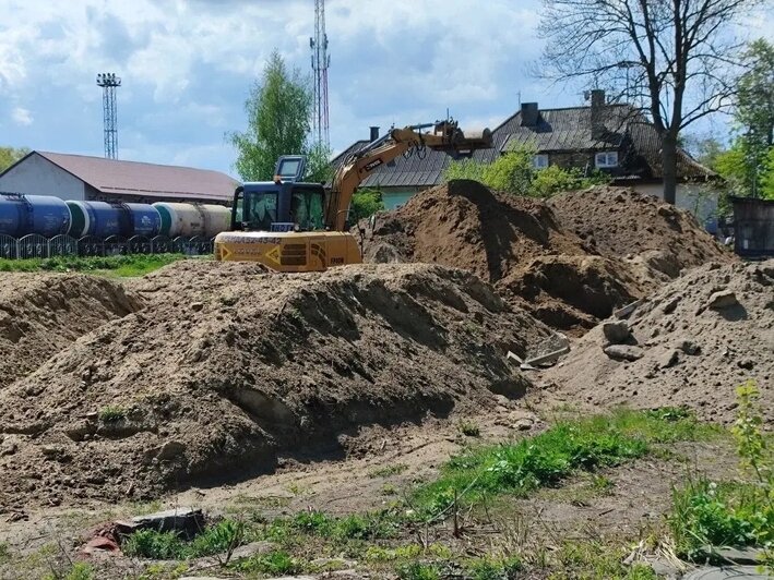 «Мы реально долго ждали»: в Балтийске начали готовить площадку под сквер Ожидания на месте снесённого Дома спорта - Новости Калининграда | Фото: страница главы администрации Балтийского городского округа Нины Фёдоровой / «ВКонтакте»