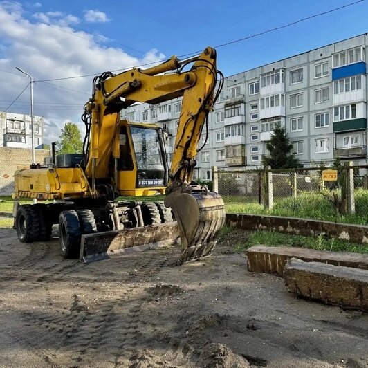 «Мы реально долго ждали»: в Балтийске начали готовить площадку под сквер Ожидания на месте снесённого Дома спорта - Новости Калининграда | Фото: страница главы администрации Балтийского городского округа Нины Фёдоровой / «ВКонтакте»