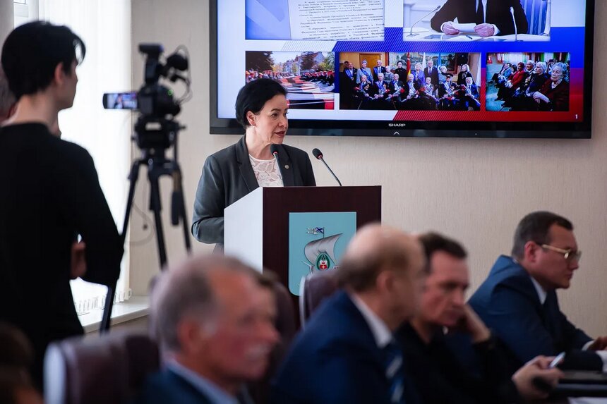 Глава администрации Калининграда Елена Дятлова отчиталась о работе в 2025 году  | Фото: Александр Подгорчук
