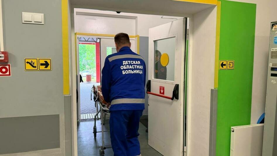 В Детской областной больнице отработали приём пострадавших при ЧС (фото) - Новости Калининграда | Фото: канал министерства здравоохранения Калининградской области / Телеграм