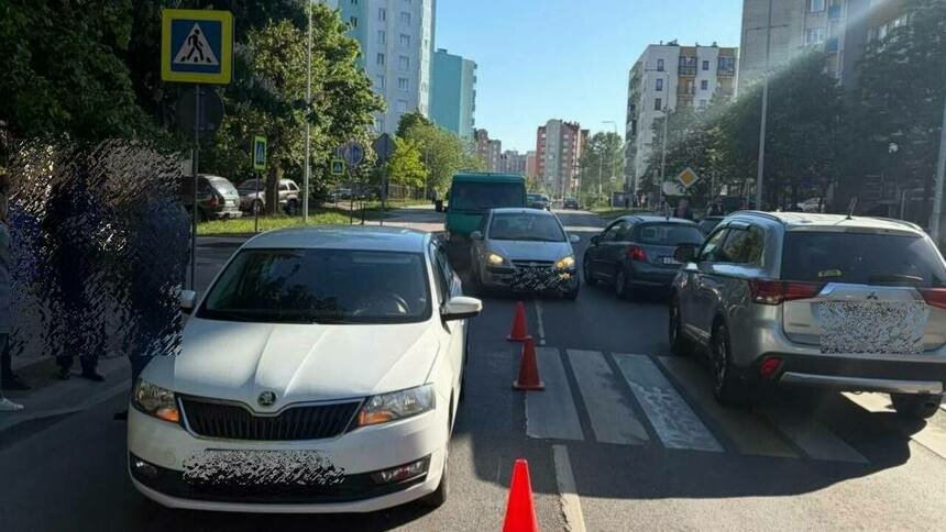 В Калининграде на Автомобильной на пешеходном переходе сбили пожилую женщину   - Новости Калининграда | Фото: Госавтоинспекция Калининградской области