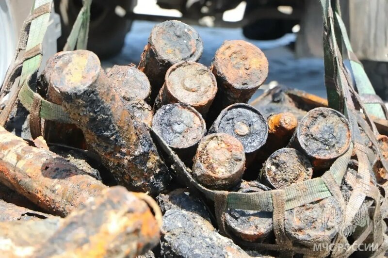 Штормы могут сдвинуть к берегу боеприпасы с затонувшей у Балтийска баржи — МЧС - Новости Калининграда | Фото: сообщество управления МЧС по Калининградской области / «ВКонтакте»