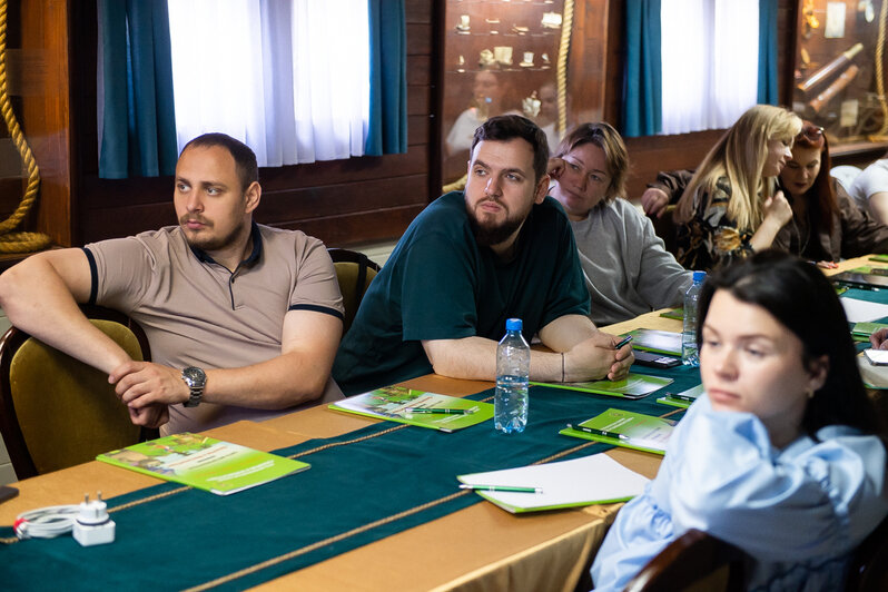 Лекционная часть прошла на судне «Витязь» в Музее Мирового океана.  | Фото: Александр Подгорчук 