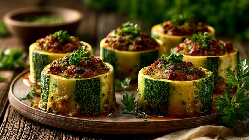 Все гости были в шоке от вкуса и оригинальной подачи: как приготовить самые сочные фаршированные кабачки  - Новости Калининграда | Иллюстрация: Ксения Александрова / «Клопс»
