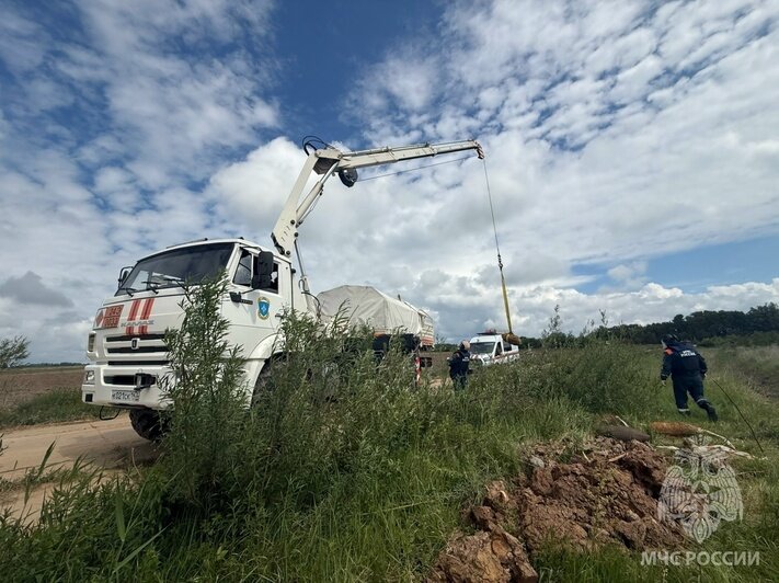 В Калининградской области уничтожили шесть 100-килограммовых авиабомб (фото, видео) - Новости Калининграда | Фото: сообщество управления МЧС по Калининградской области / «ВКонтакте»