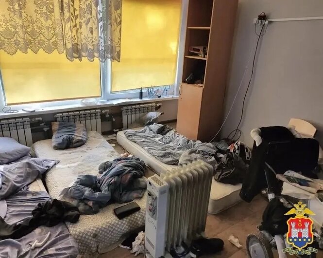 В Балтийске закрытая на ремонт школа превратилась в общежитие для дюжины мигрантов - Новости Калининграда | Фото: сообщество УМВД России по Калининградской области / «ВКонтакте»
