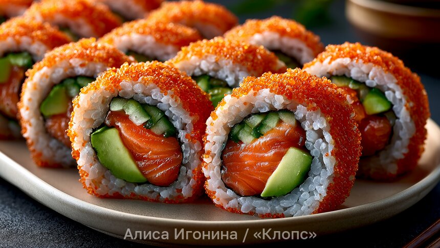 Не заказать, а сделать самой: как дома приготовить роллы «Филадельфия» вкуснее, чем в ресторане - Новости Калининграда | Иллюстрация: Алиса Игонина / «Клопс»