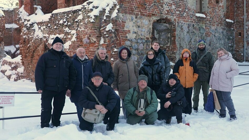 Участники «Симбиоза» на пленэрах в Черняховске и Озёрске | Фото предоставлено авторами