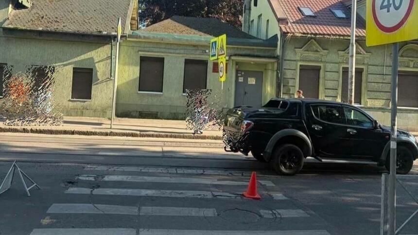 На Киевской водитель внедорожника сбил пешехода на зебре - Новости Калининграда | Фото: Госавтоинспекция Калининградской области