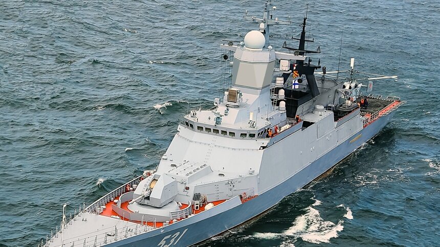 В Балтийском море корвет «Сообразительный» ударил по «вражеским» кораблям «Ураном» - Новости Калининграда | Фото: пресс-служба Балтийского флота