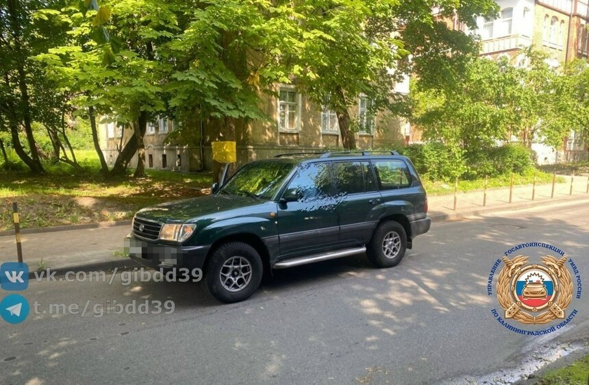 В Калининграде внедорожник сбил ребёнка на Зоологической - Новости Калининграда | Фото: сообщество Госавтоинспекции Калининградской области / «ВКонтакте»