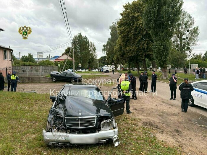 Место ДТП | Фото: прокуратура Калининградской области