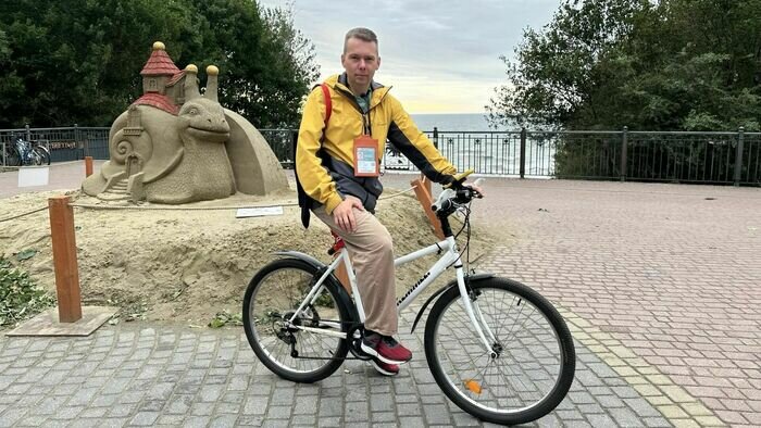 Под цементом прятался дельфин: веломаршрут по Светлогорску и окрестностям, где можно увидеть чудесную мозаику - Новости Калининграда | Фото: Юрия Якушкина