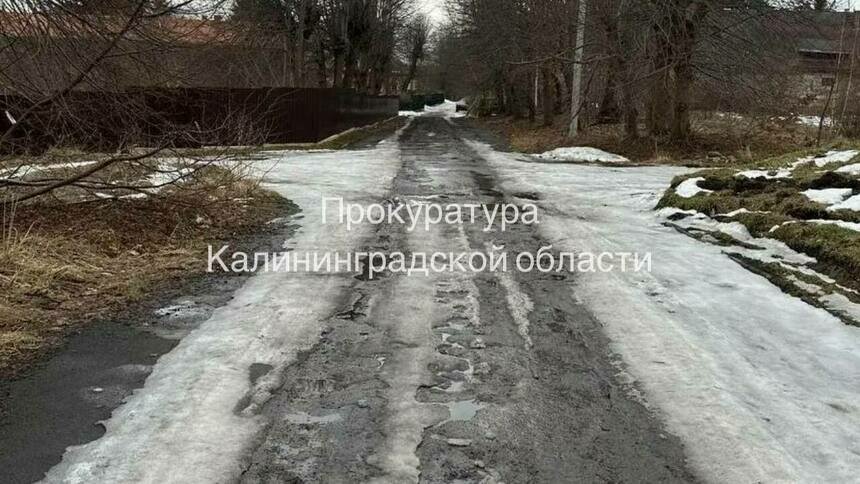 Жительница Мамоново отсудила 100 тыс. рублей у коммунальщиков, пустивших гололёд на самотёк - Новости Калининграда | Фото: прокуратура Калининградской области