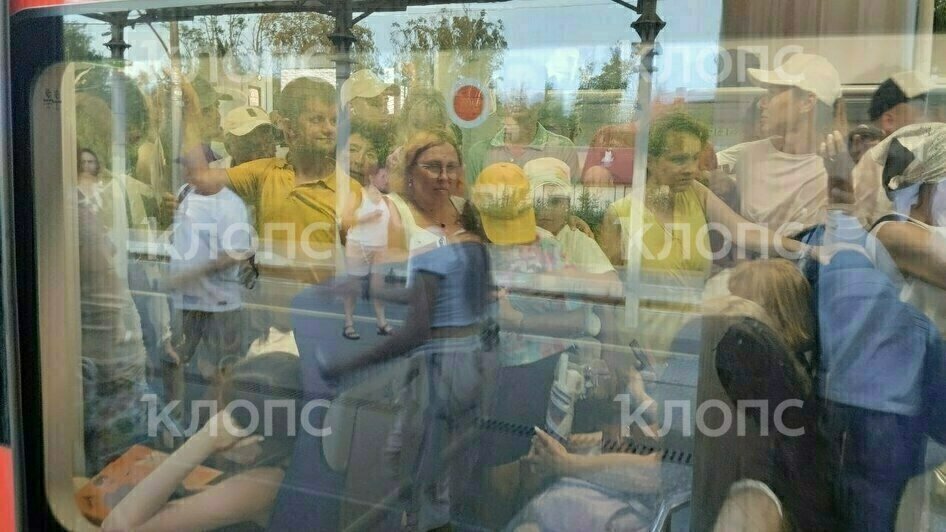 Состояние — шпроты в масле и собственном соку: отдохнувшие калининградцы штурмуют вечерние электрички - Новости Калининграда | Фото очевидцев