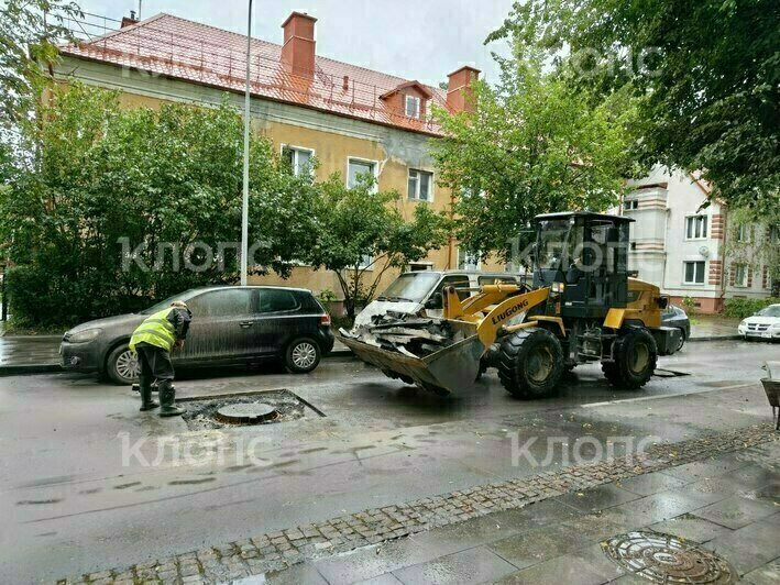 В Калининграде снова начали ремонтировать улицу Красную (фото)   - Новости Калининграда | Фото: очевидец