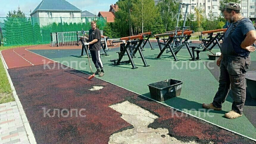 «Полыхнёт так, что мало не покажется»: на Северной горе вандалы пытались сжечь спортивную площадку   - Новости Калининграда | Фото: очевидец