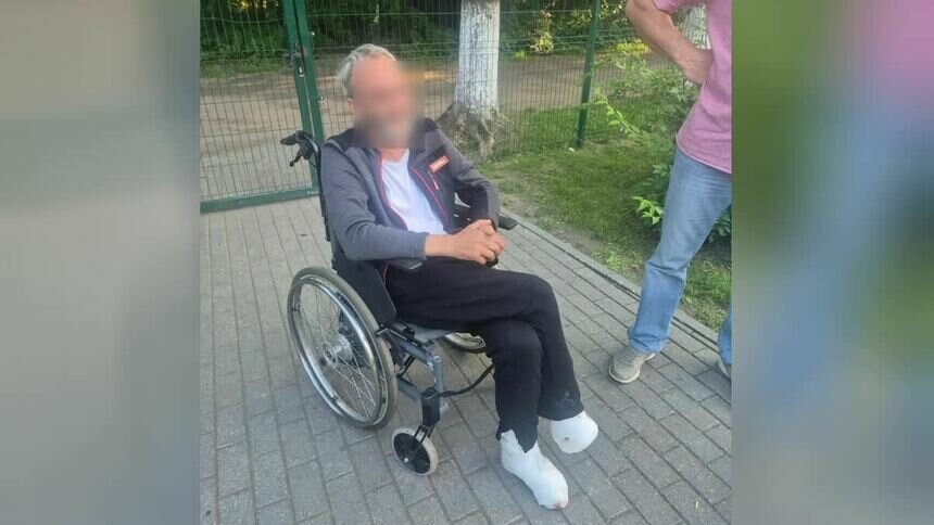 Личность одноногого бездомного с калининградской автобусной остановки установят через отпечатки пальцев   - Новости Калининграда | Фото: очевидец