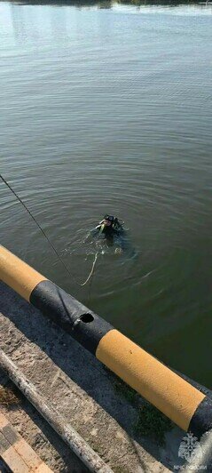Спасатели вытащили из воды тело утонувшего в Калининградском морском канале (фото)   - Новости Калининграда | Фото: ГУ МЧС по Калининградской области