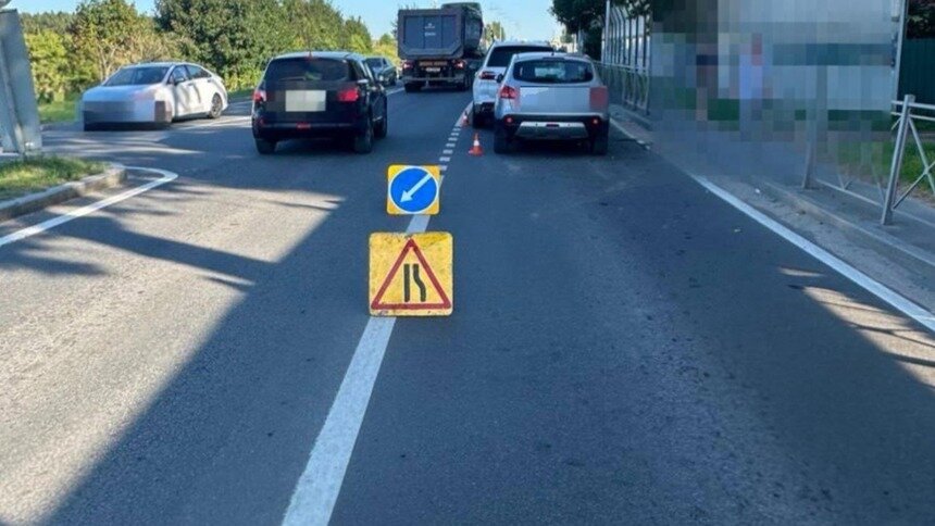 В Светлогорске Nissan толкнул BMW  - Новости Калининграда | Фото: Госавтоинспекция Калининградской области