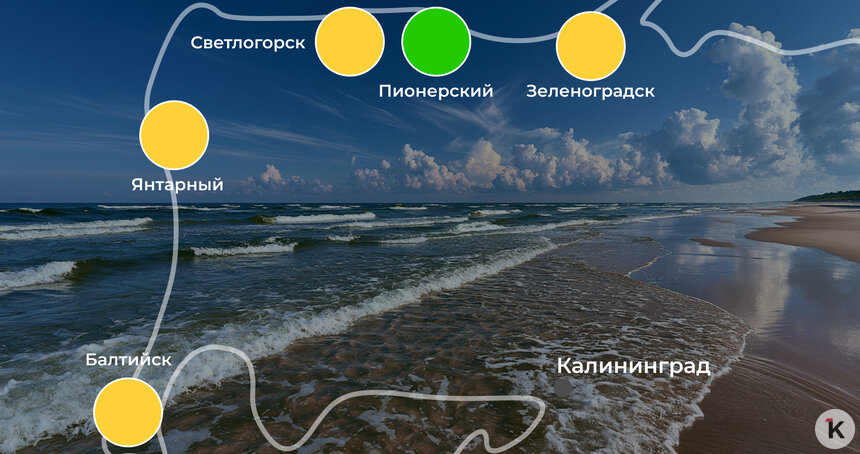 Обещают до +28 °C  в тени: погода на калининградском побережье 30 июля   - Новости Калининграда | Иллюстрация: Ксения Александрова / «Клопс»