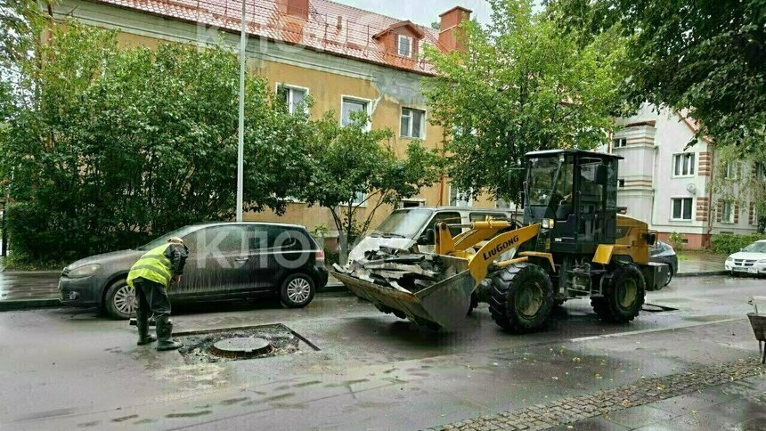 Дятлова признала дефекты, оставшиеся на Красной и Павлика Морозова после ремонта - Новости Калининграда | Фото: «Клопс»