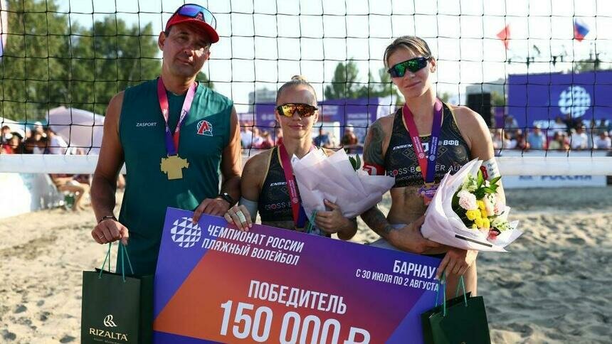 «Локомотив» отпраздновал двойной успех на этапе чемпионата России по пляжному волейболу - Новости Калининграда | Фото: Всероссийская федерация волейбола