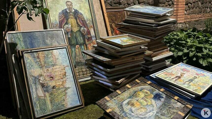 В Калининграде спасли из горящей виллы 200 полотен художника Евгения Забуги (фото) - Новости Калининграда | Фото: Анна Захарова