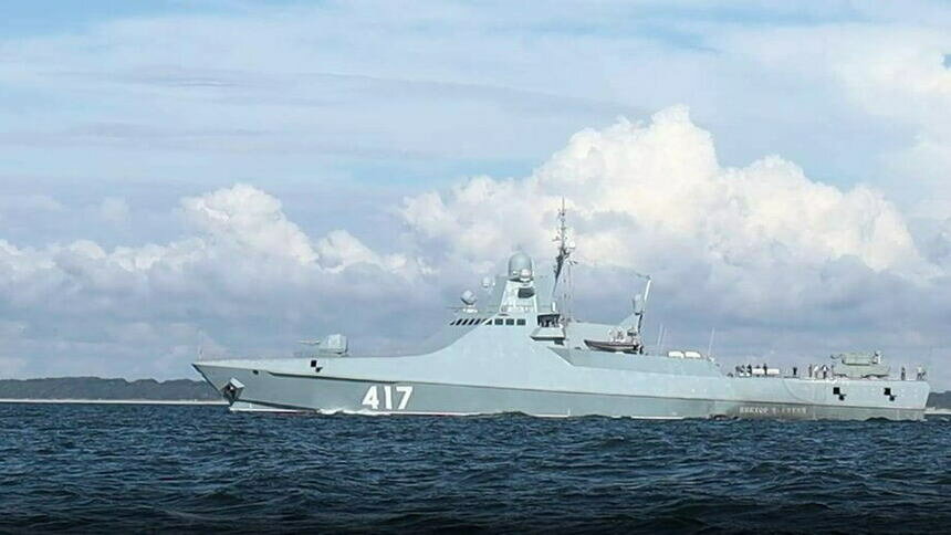 В Балтийском море ПК «Виктор Великий» уничтожил корабль «противника» - Новости Калининграда | Фото: пресс-служба Балтийского флота